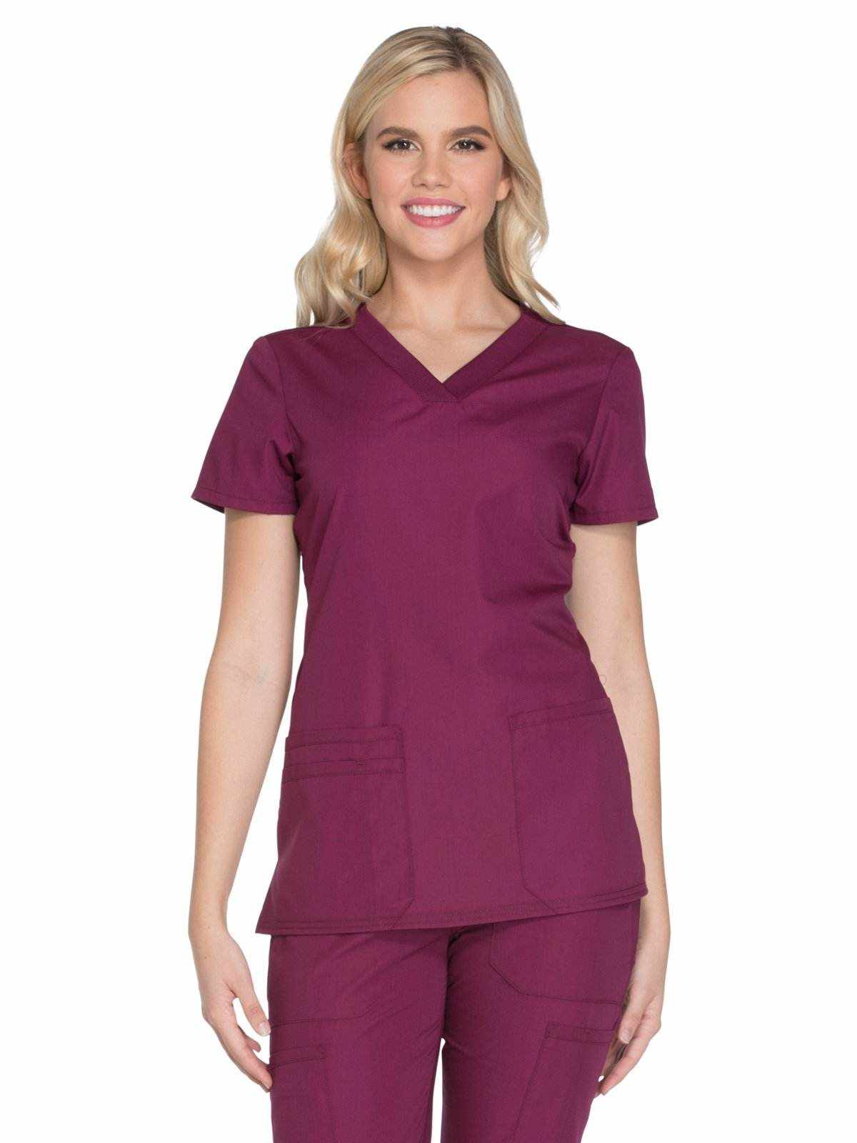 Cherokee V-Neck Scrub Top - 3 Pocket - Purcell's Clothing Company