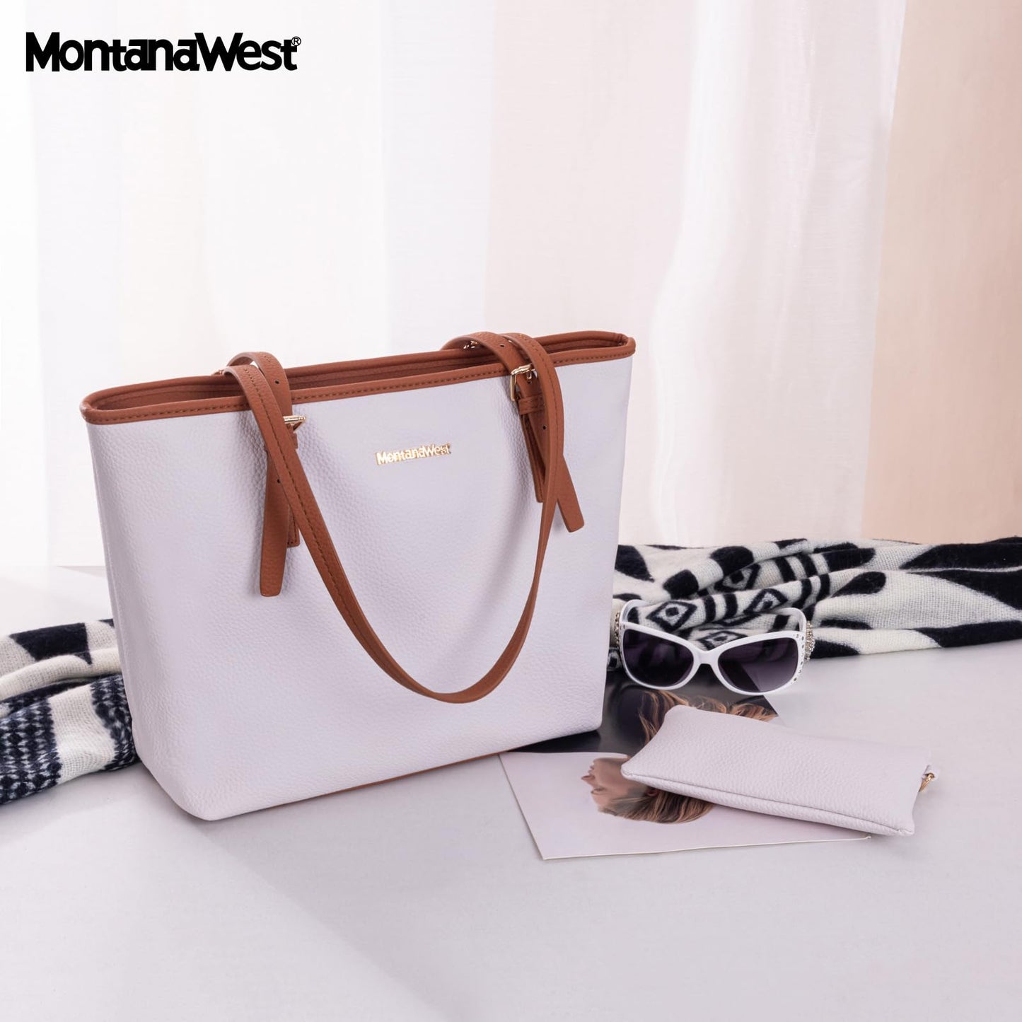 Montana West Tote Bag Vegan Leather