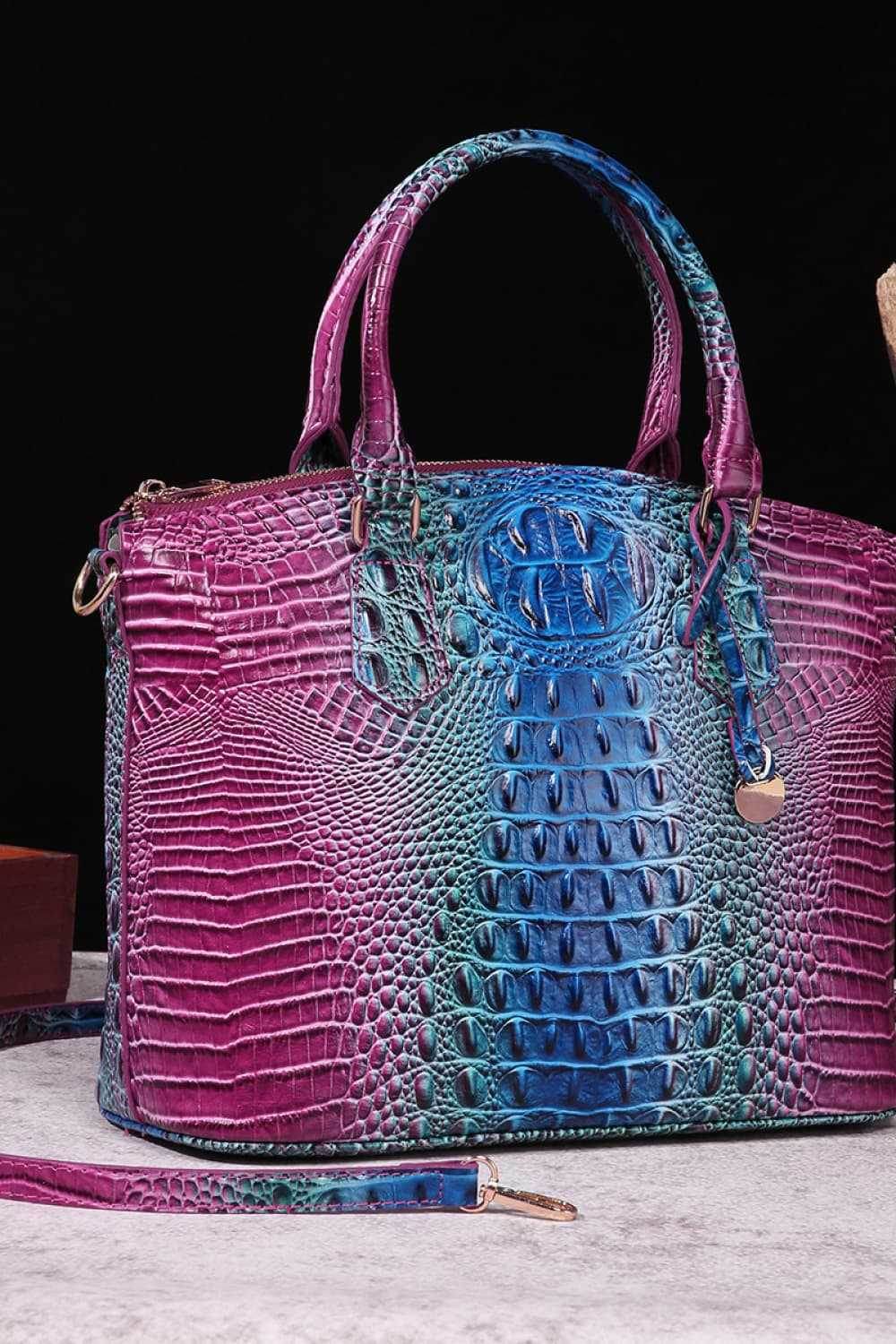 Gradient PU Leather Handbag - Purcell's Clothing Company