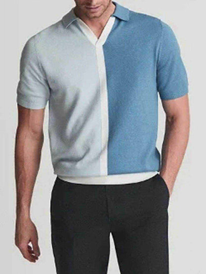 Two-Tone Short Sleeve Polo - Purcell's Clothing Company