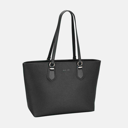 David Jones PU Leather Tote Bag - Purcell's Clothing Company