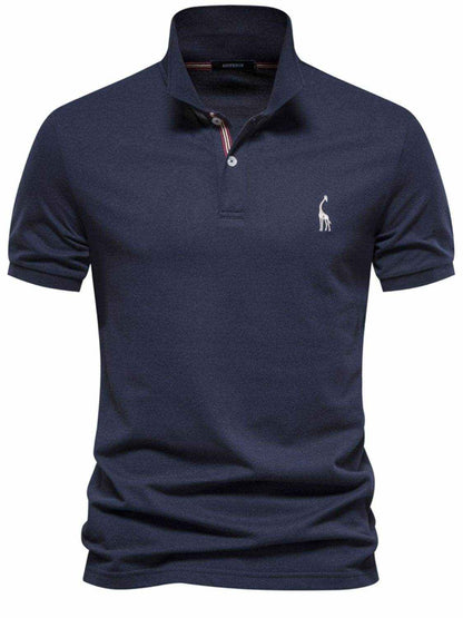 Embroidered Short Sleeve Polo - Purcell's Clothing Company