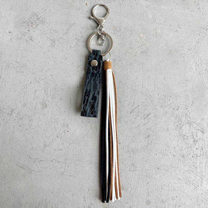 Genuine Leather Tassel Keychain - Purcell's Clothing Company