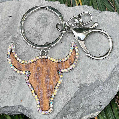 Bull Shape Key Chain - Purcell's Clothing Company