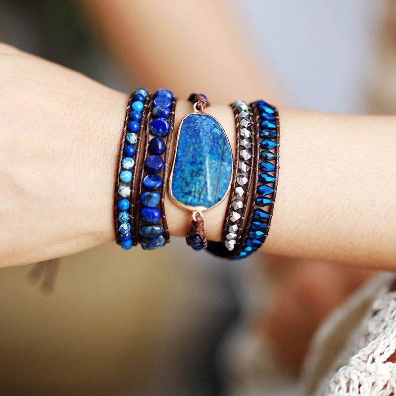 Alloy Bead Braided Bracelet - Purcell's Clothing Company