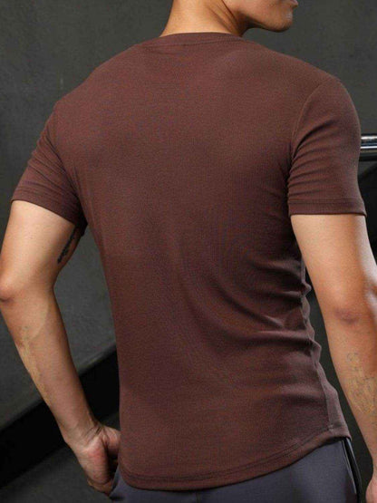 Cotton Round Neck Short Sleeve T-Shirt - Purcell's Clothing Company
