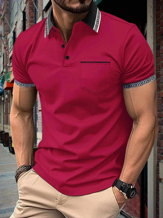 Collared Neck Short Sleeve Polo - Purcell's Clothing Company