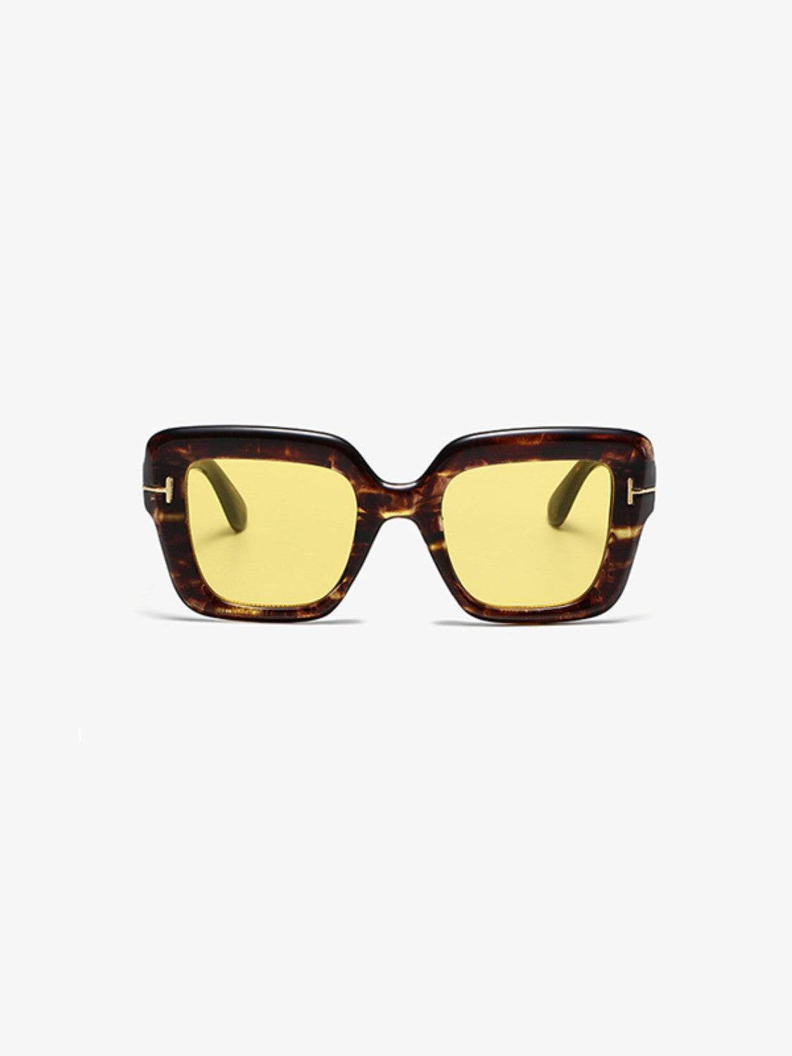 Polycarbonate Frame Square Sunglasses - Purcell's Clothing Company