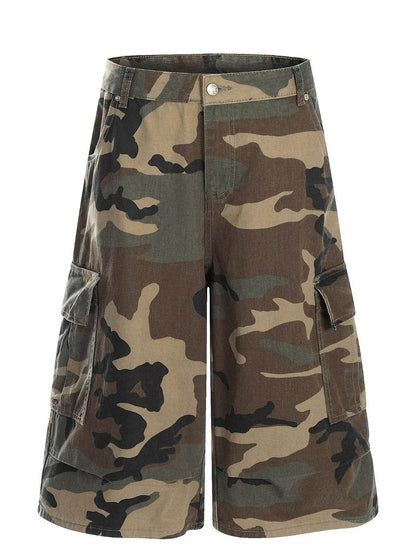 Men's Oversized Camouflage Cargo Shorts - Purcell's Clothing Company