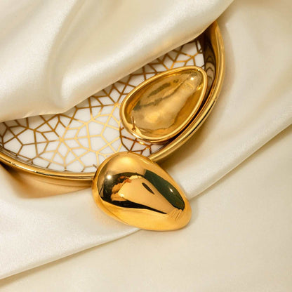 Stainless Steel Teardrop Stud Earrings - Purcell's Clothing Company