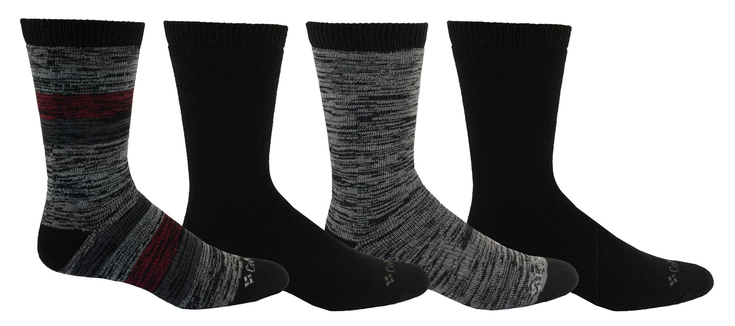 Columbia Moisture Control Crew Socks (4-Pack)