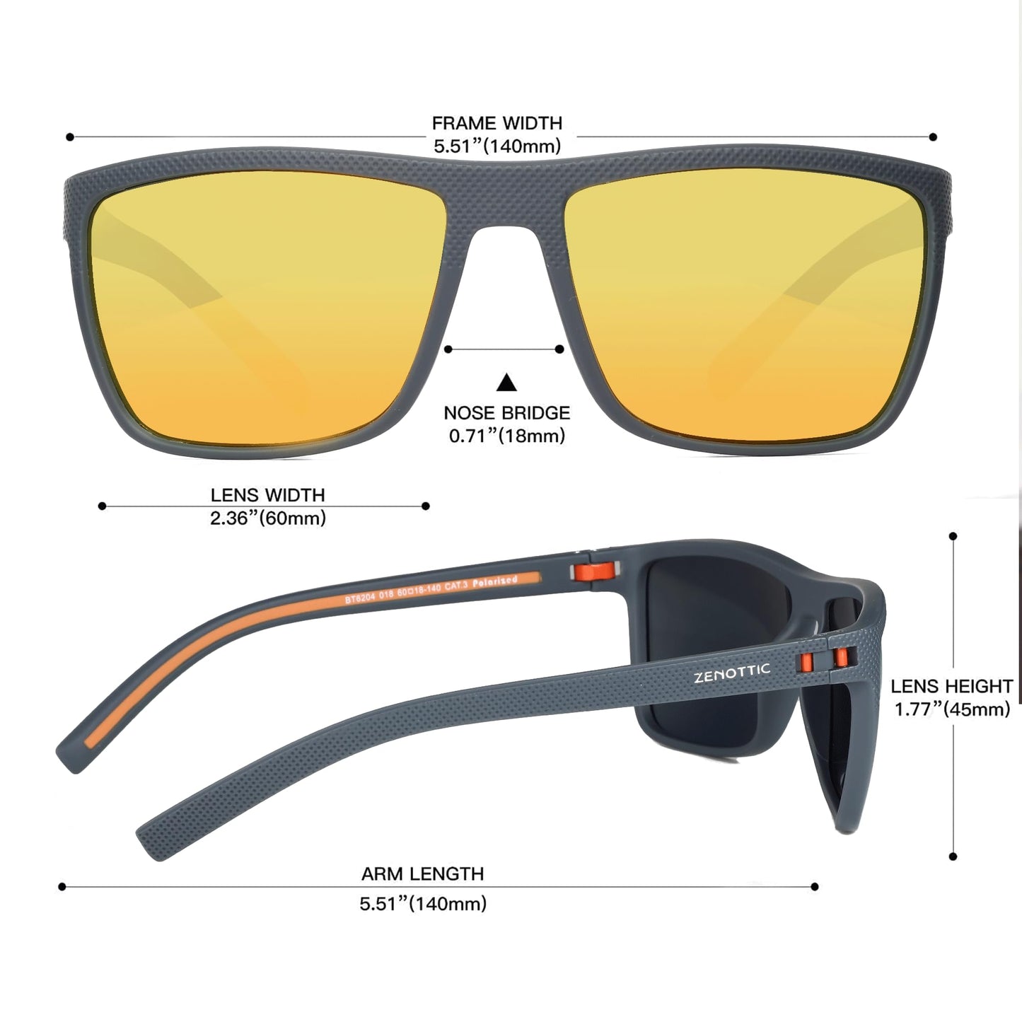 ZENOTTIC Polarized Sunglasses