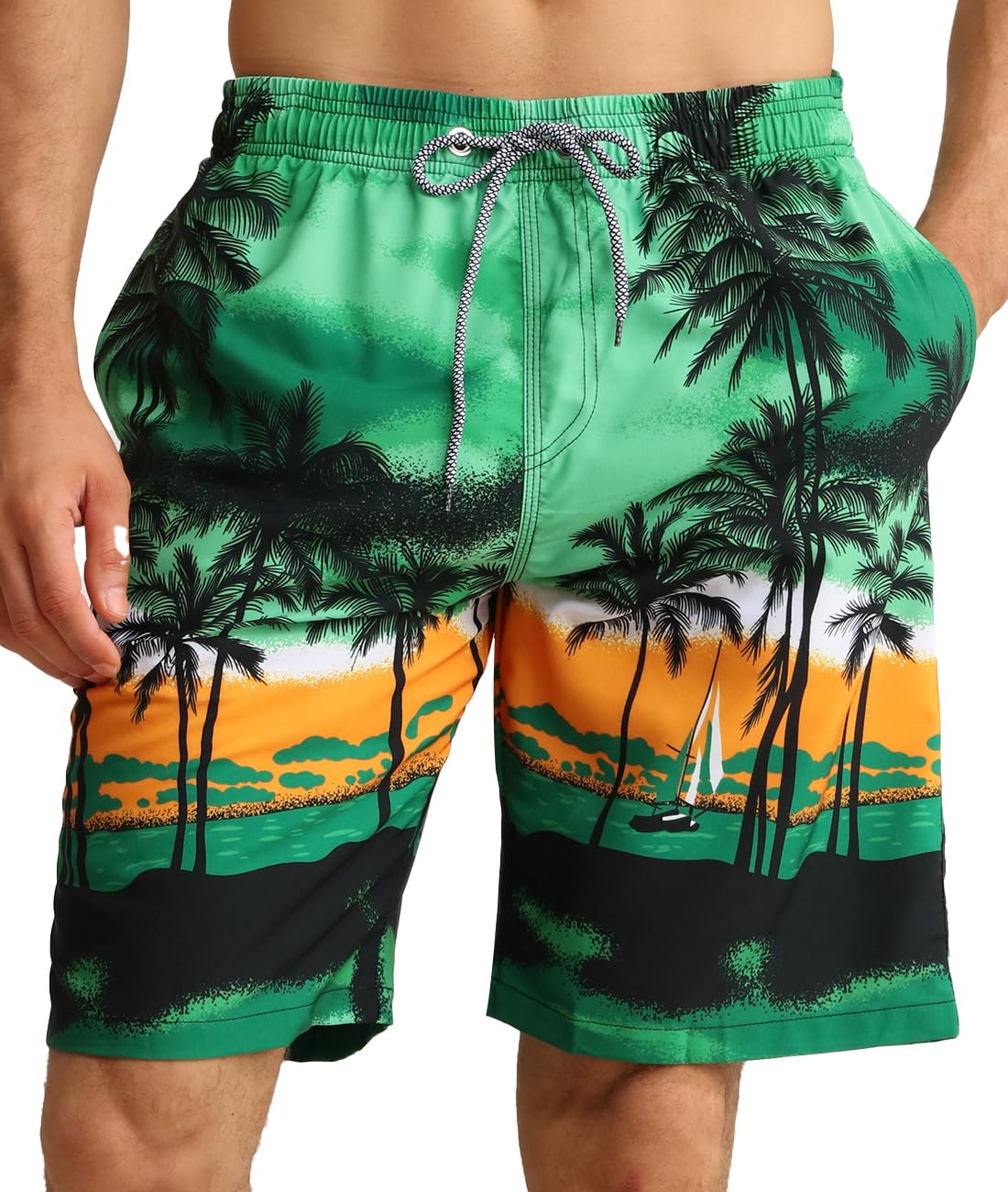 Trunks 9" Quick Dry Bathing Suit Big & Tall