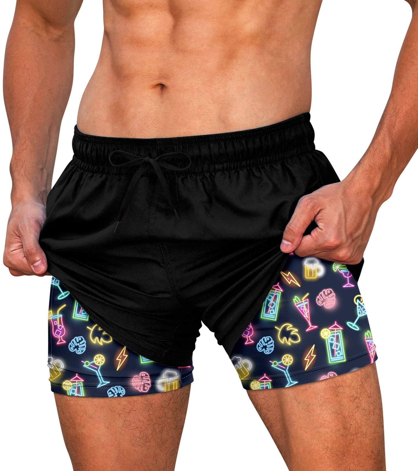 5.5" Inseam Anti-Chafe Swim Shorts