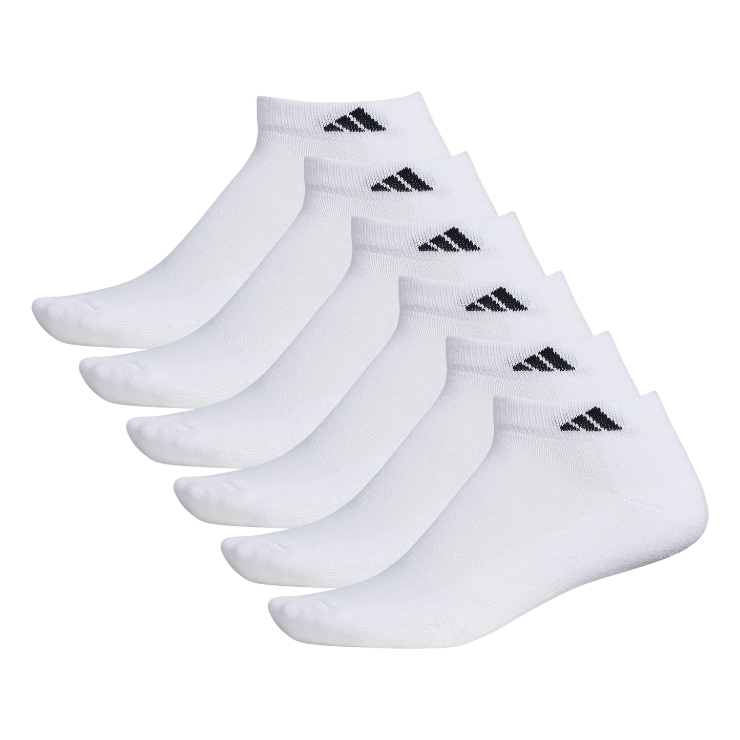 Low Cut Adidas Socks (6-Pairs)