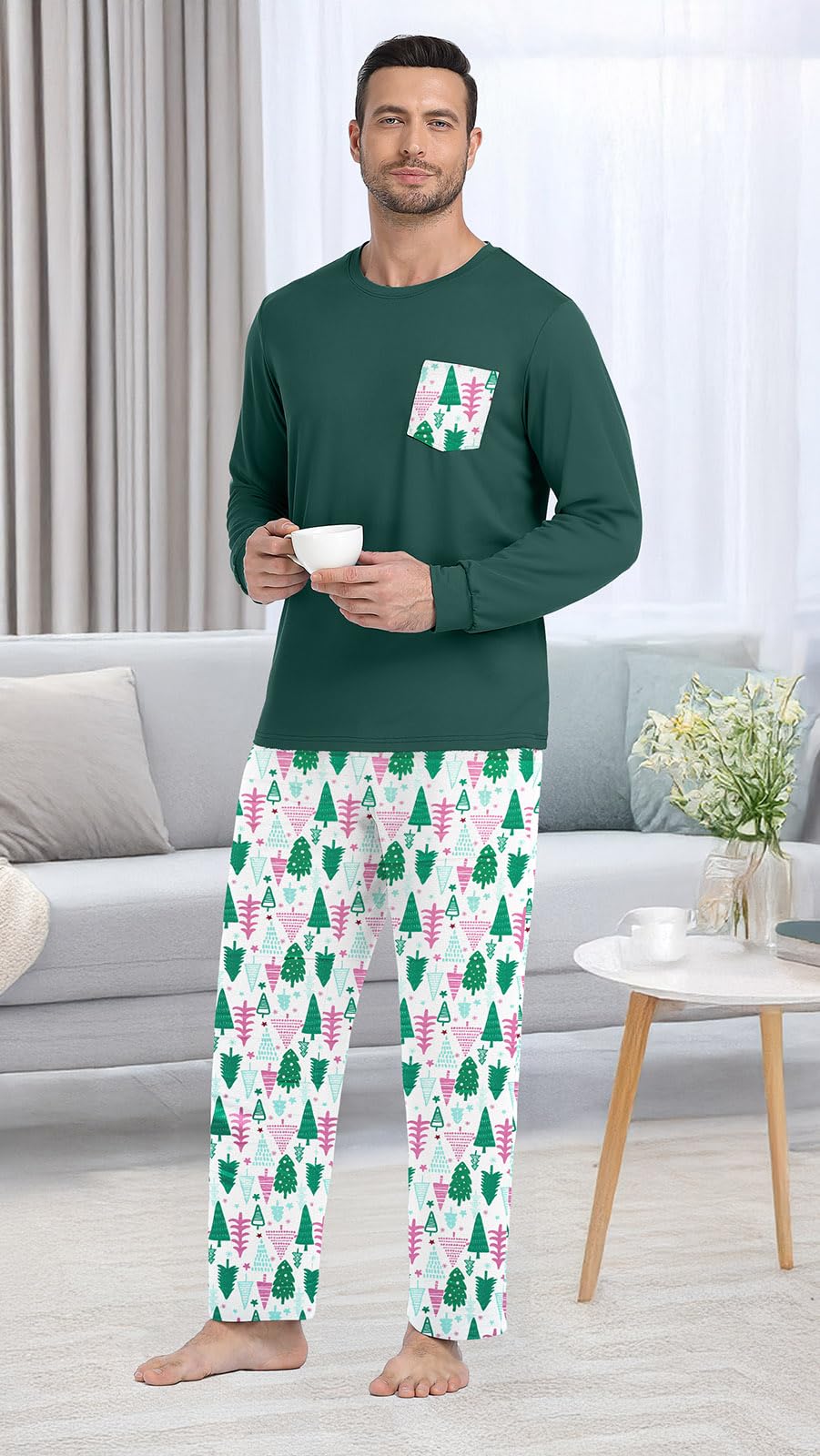 Long Sleeve Crewneck Pj Set