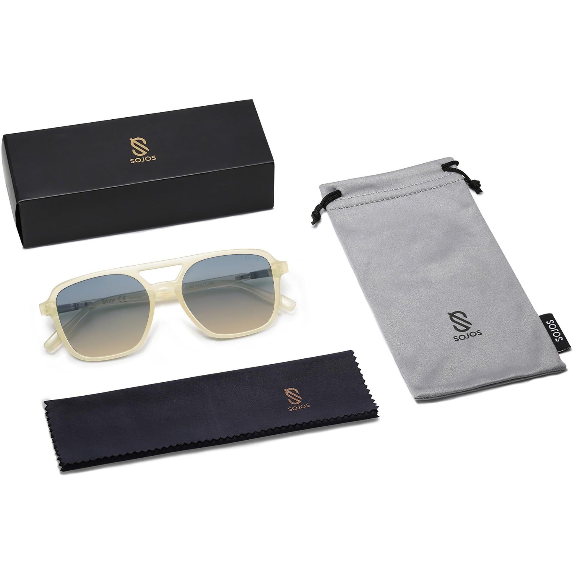 SOJOS Retro Aviator Sunglasses - Purcell's Clothing Company - 