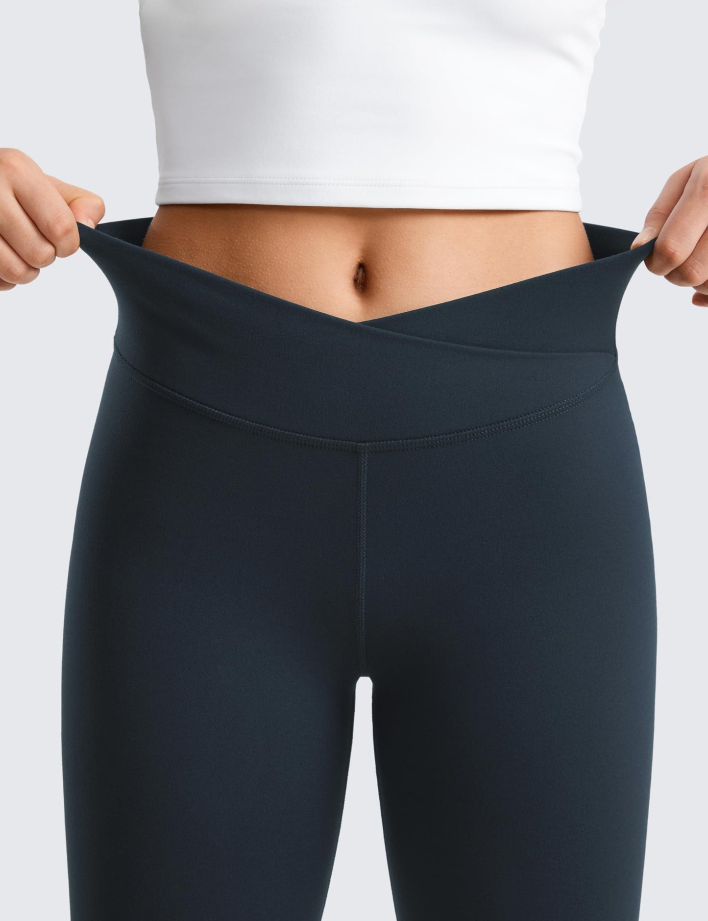 High Waist Crossover Yoga Pants