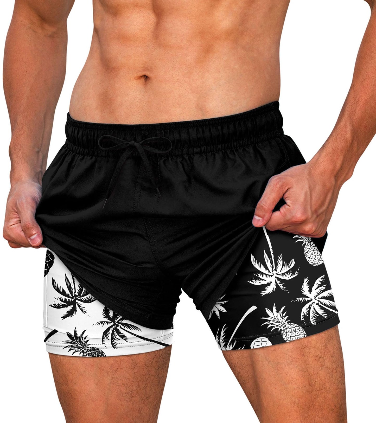 5.5" Inseam Anti-Chafe Swim Shorts