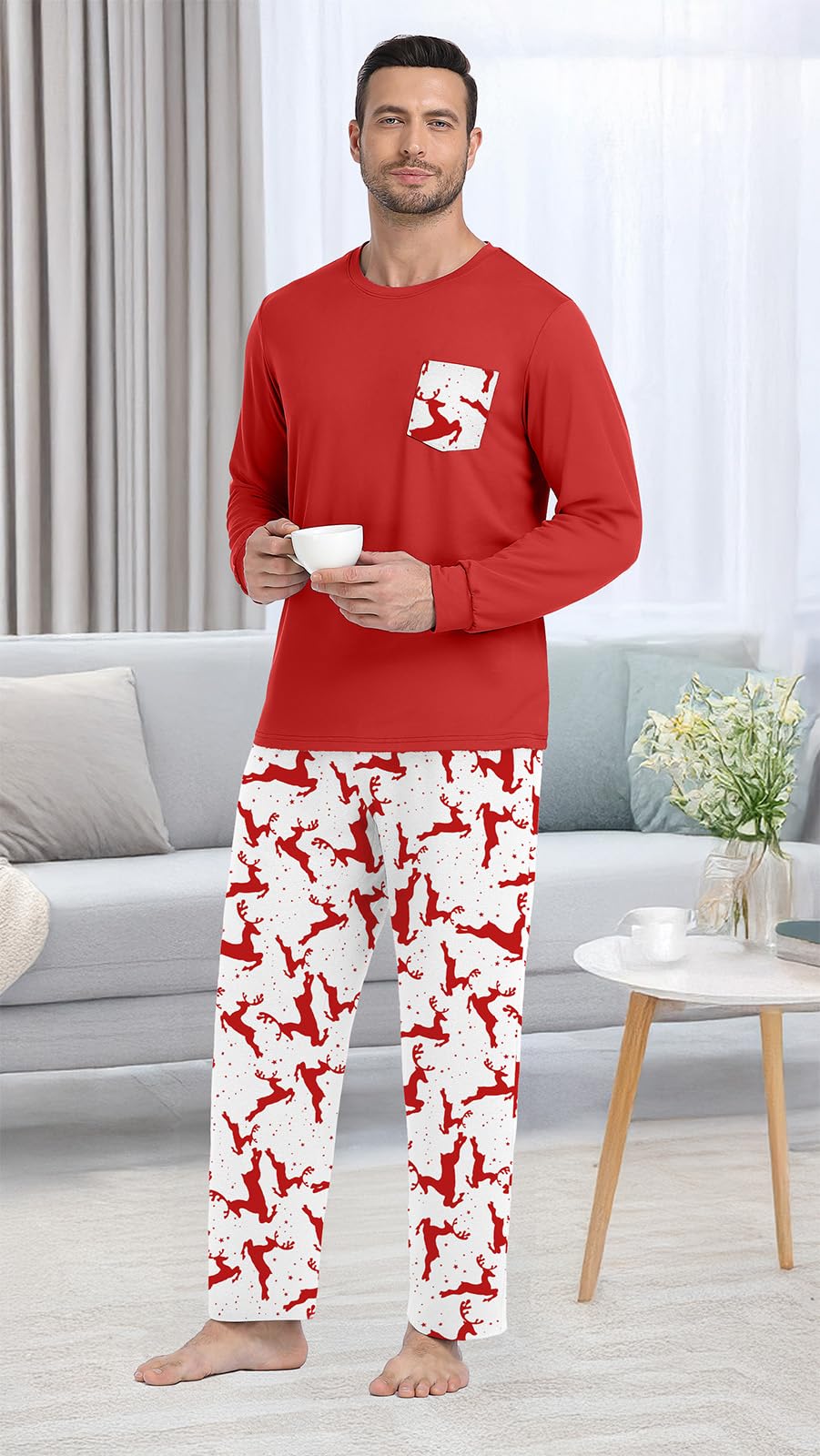 Long Sleeve Crewneck Pj Set