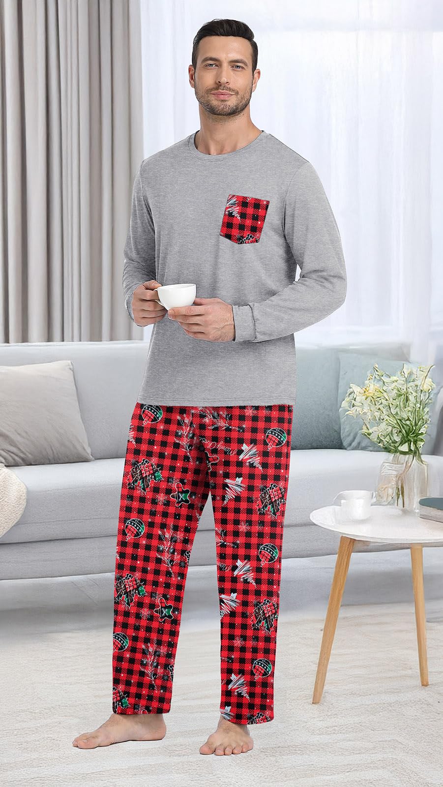 Long Sleeve Crewneck Pj Set