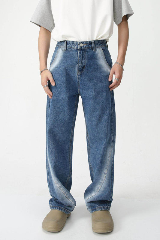 Men's Tie-Dye Washed Straight Leg Jeans - Purcell's Clothing Company