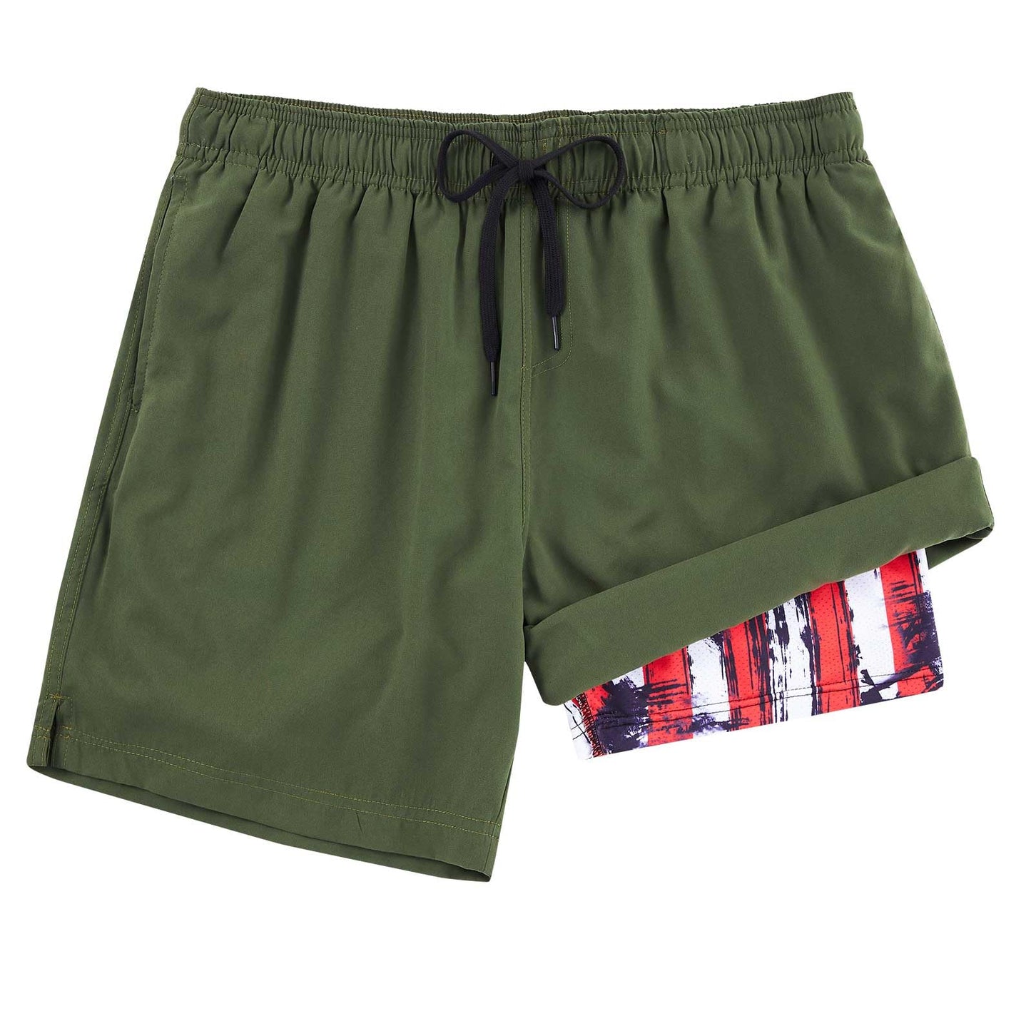 5.5" Inseam Anti-Chafe Swim Shorts