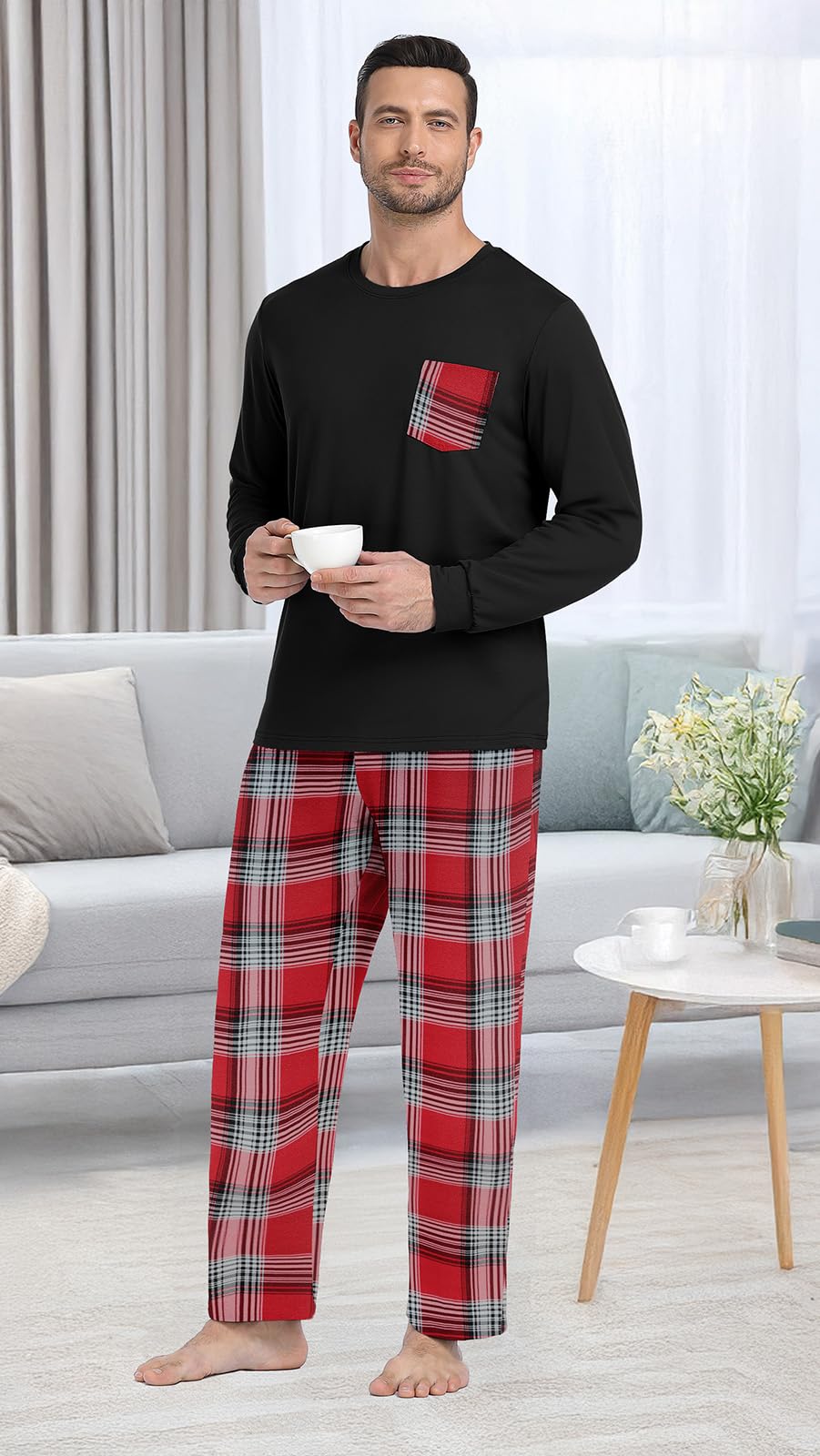 Long Sleeve Crewneck Pj Set