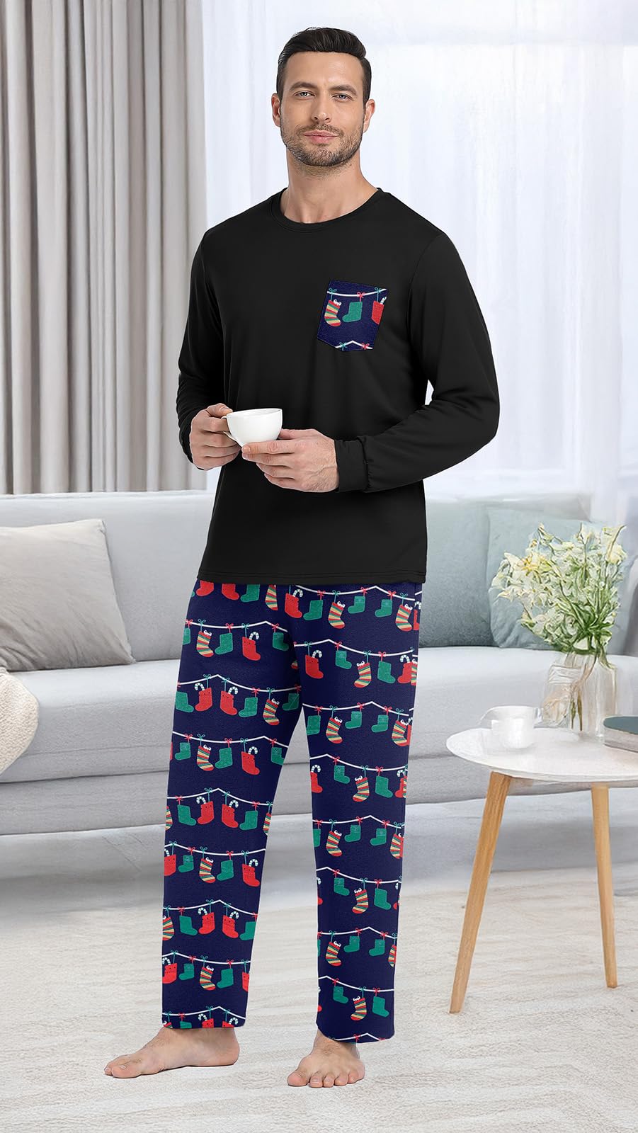 Long Sleeve Crewneck Pj Set