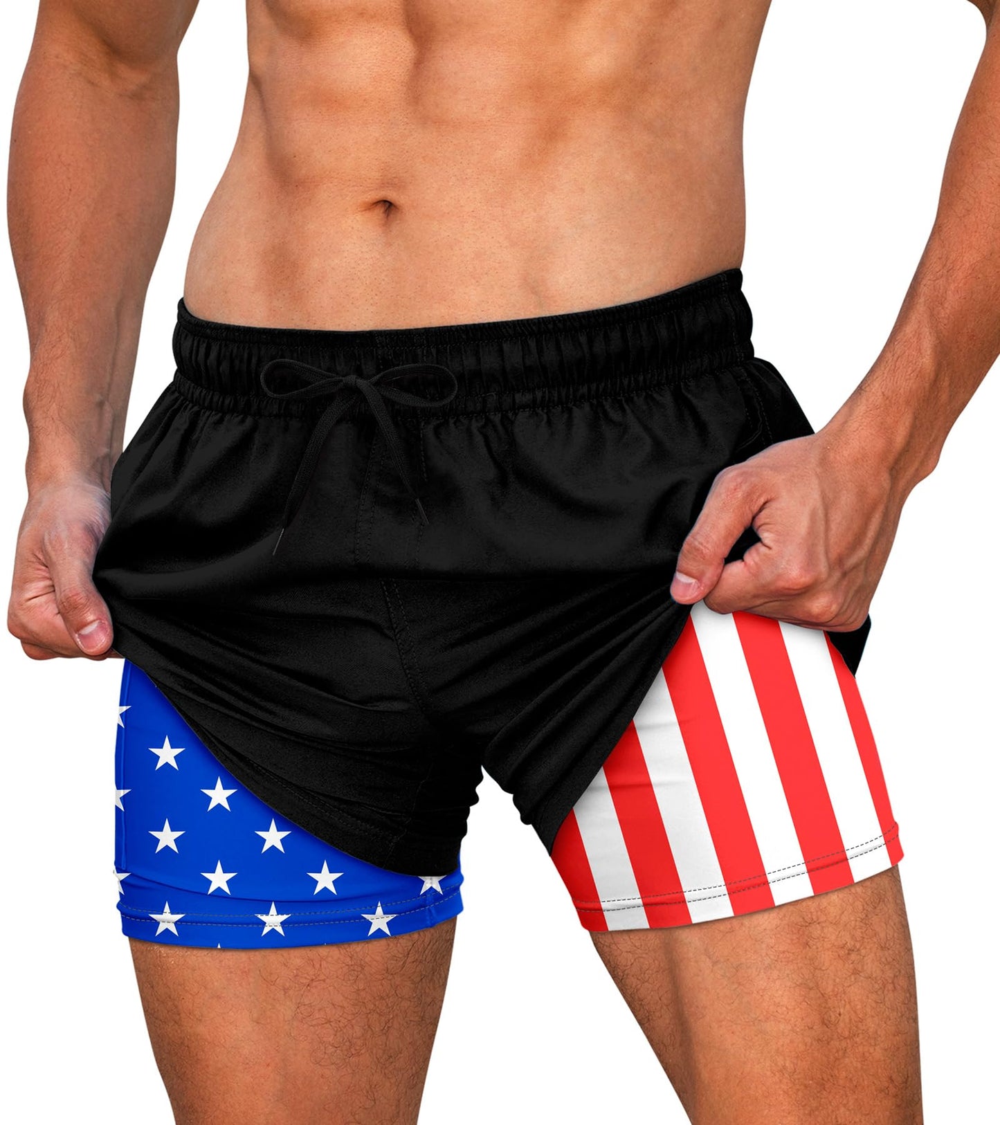 5.5" Inseam Anti-Chafe Swim Shorts