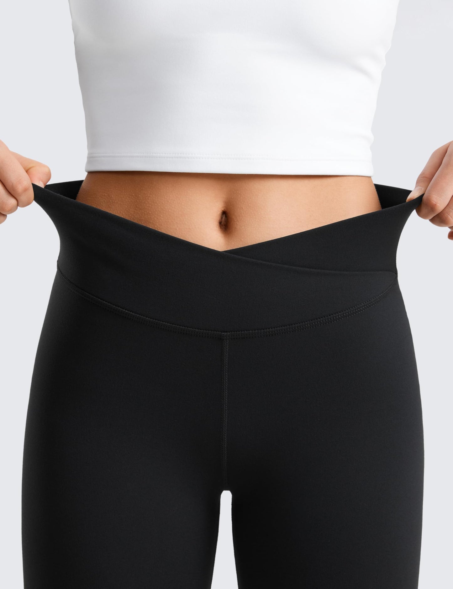 High Waist Crossover Yoga Pants