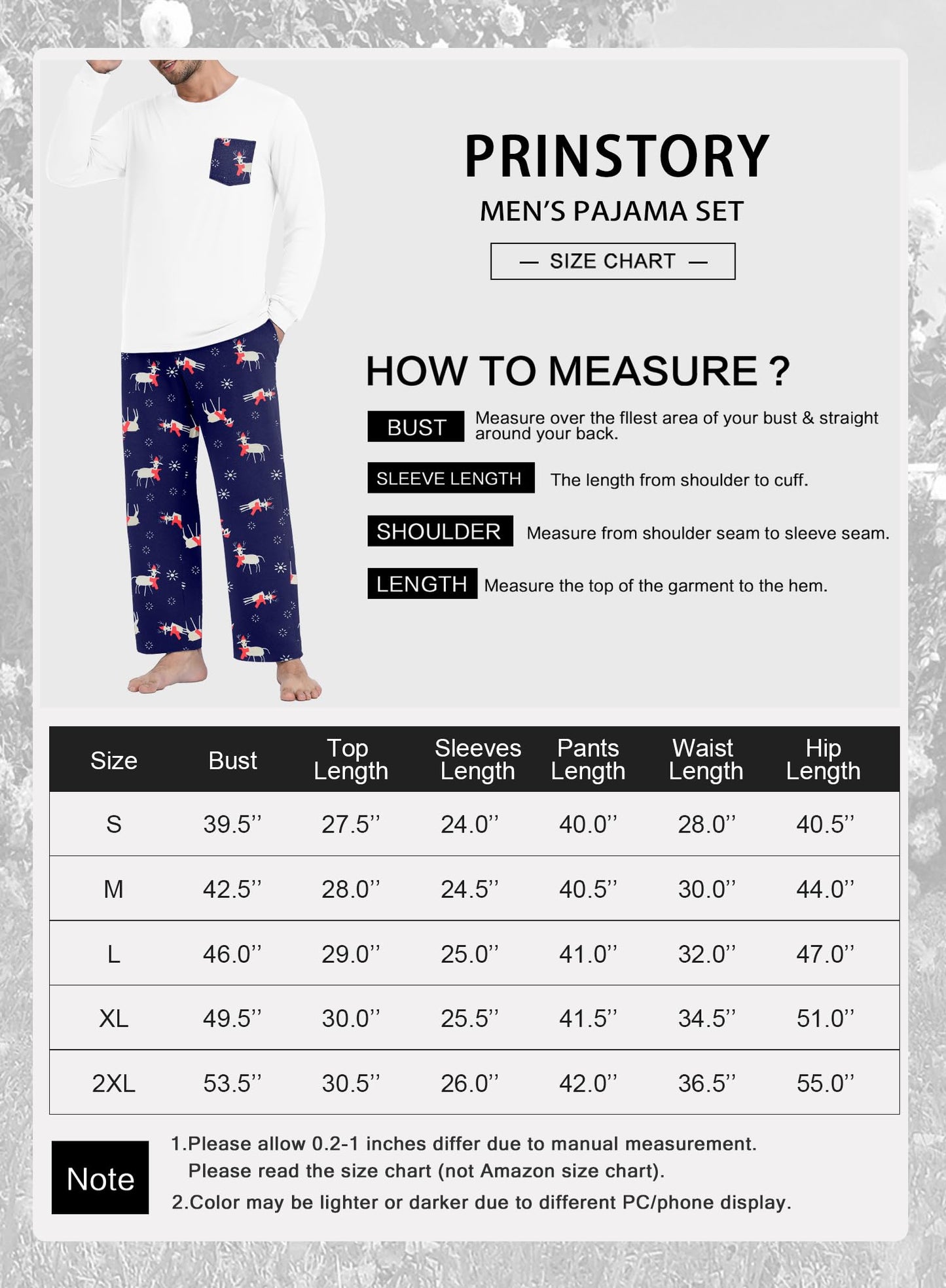 Long Sleeve Crewneck Pj Set