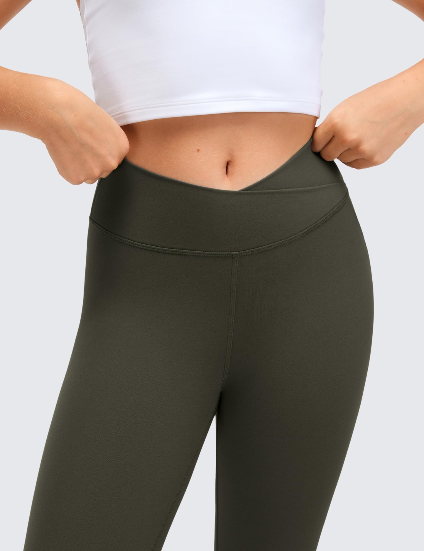 High Waist Crossover Yoga Pants