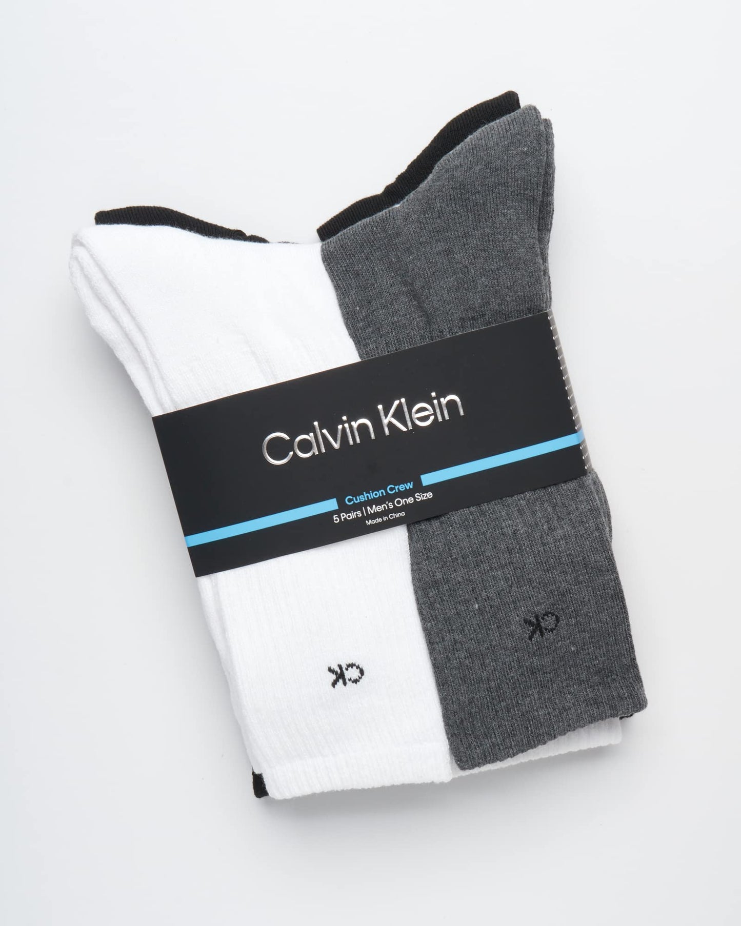 Calvin Klein Cushioned Crew Socks (5-Pair)