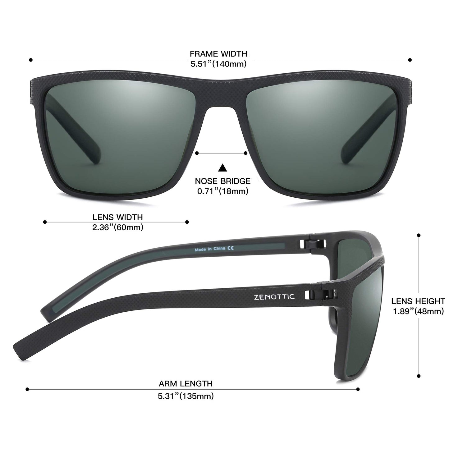 ZENOTTIC Polarized Sunglasses