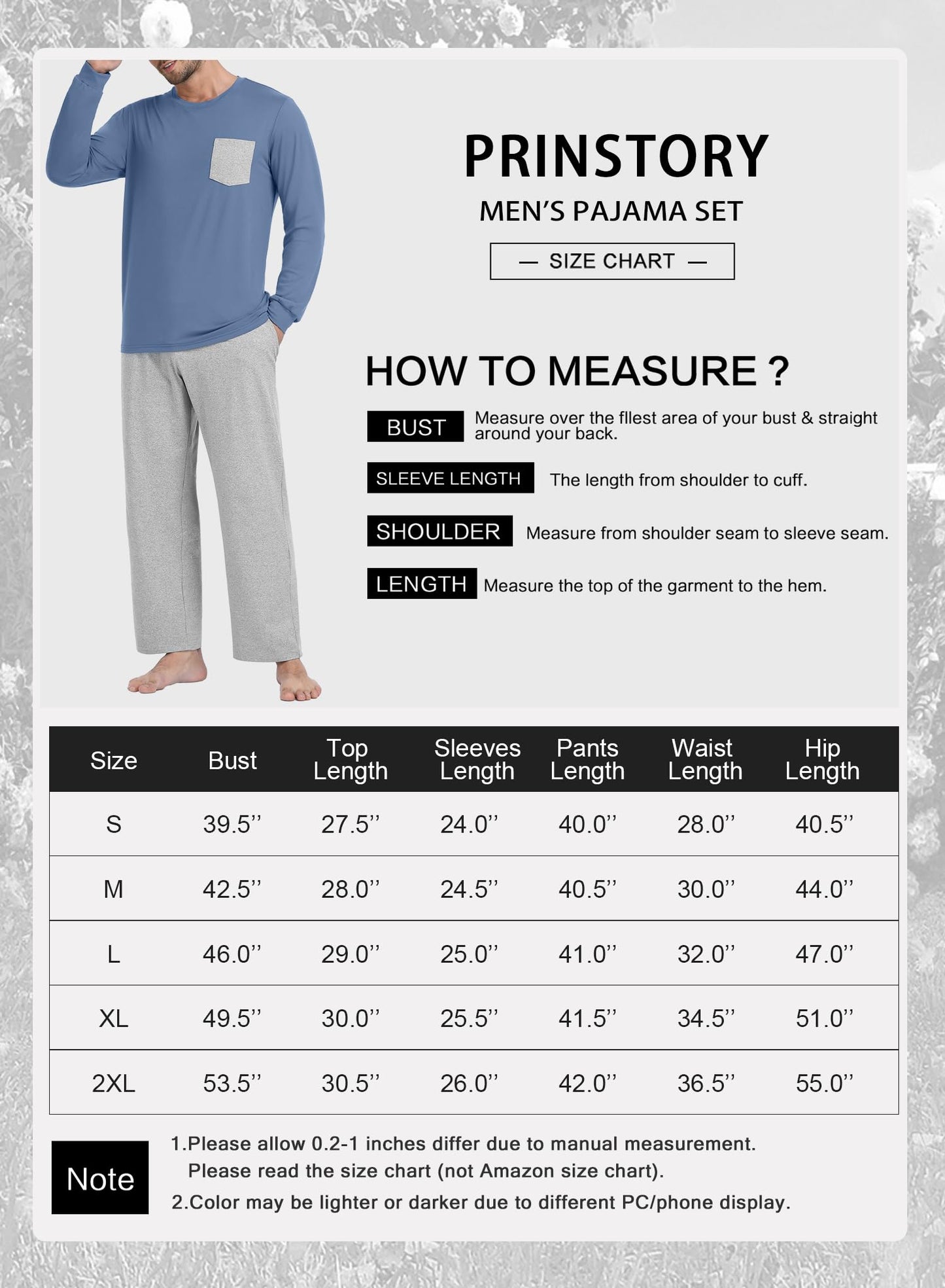 Long Sleeve Crewneck Pj Set