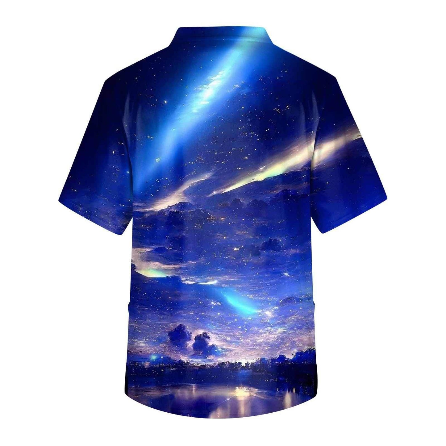 Galaxy Print V-Neck Scrub Top - Purcell's Clothing Company