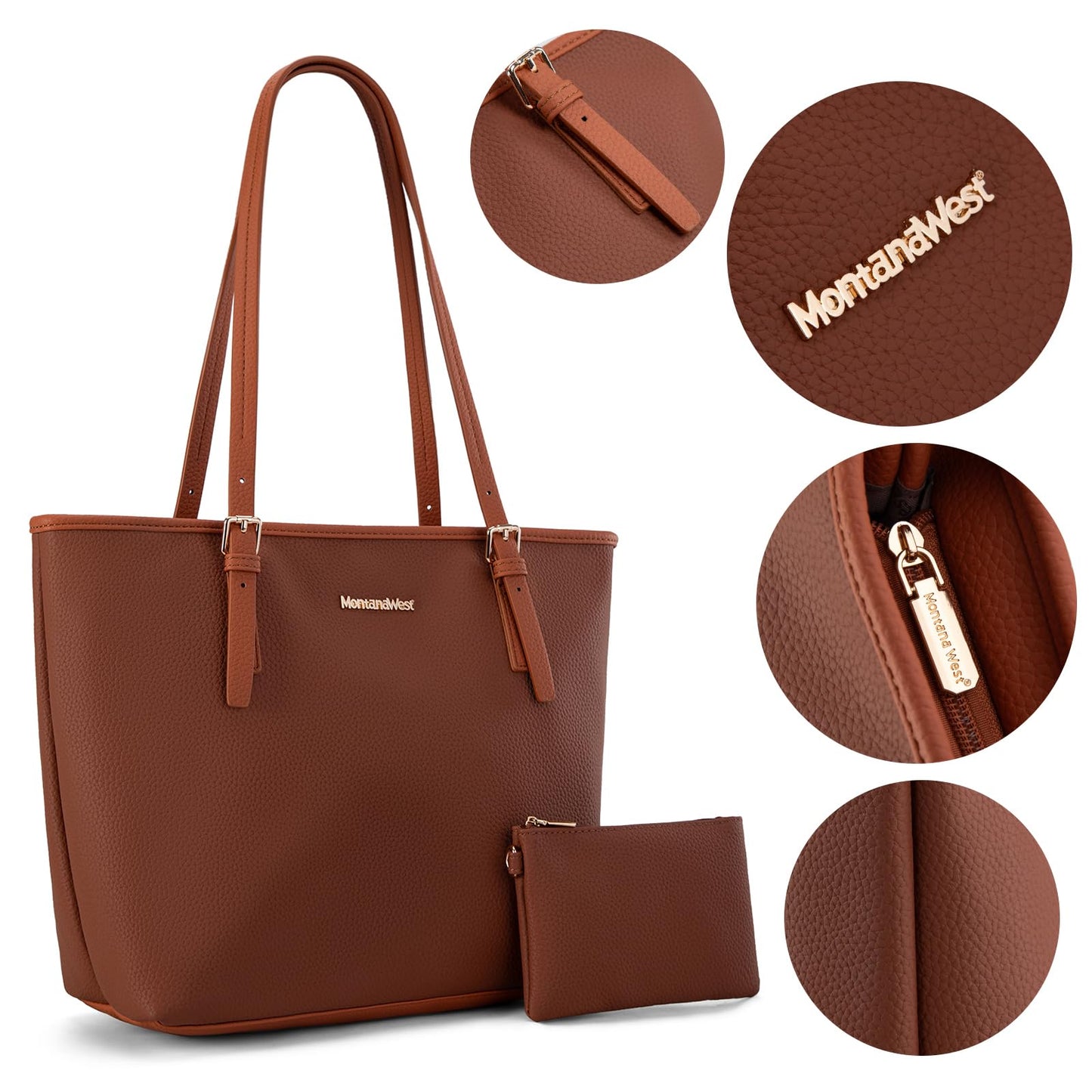 Montana West Tote Bag Vegan Leather