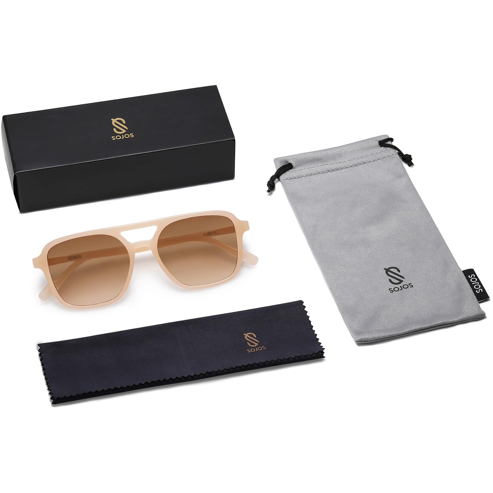 SOJOS Retro Aviator Sunglasses - Purcell's Clothing Company - 