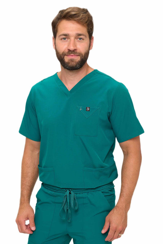 Multi-Pocket Cargo Scrub Set
