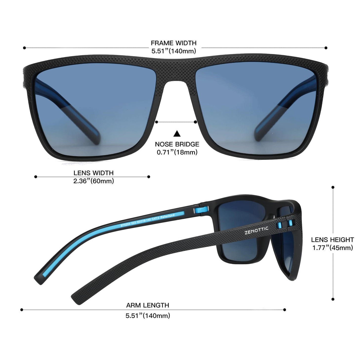 ZENOTTIC Polarized Sunglasses