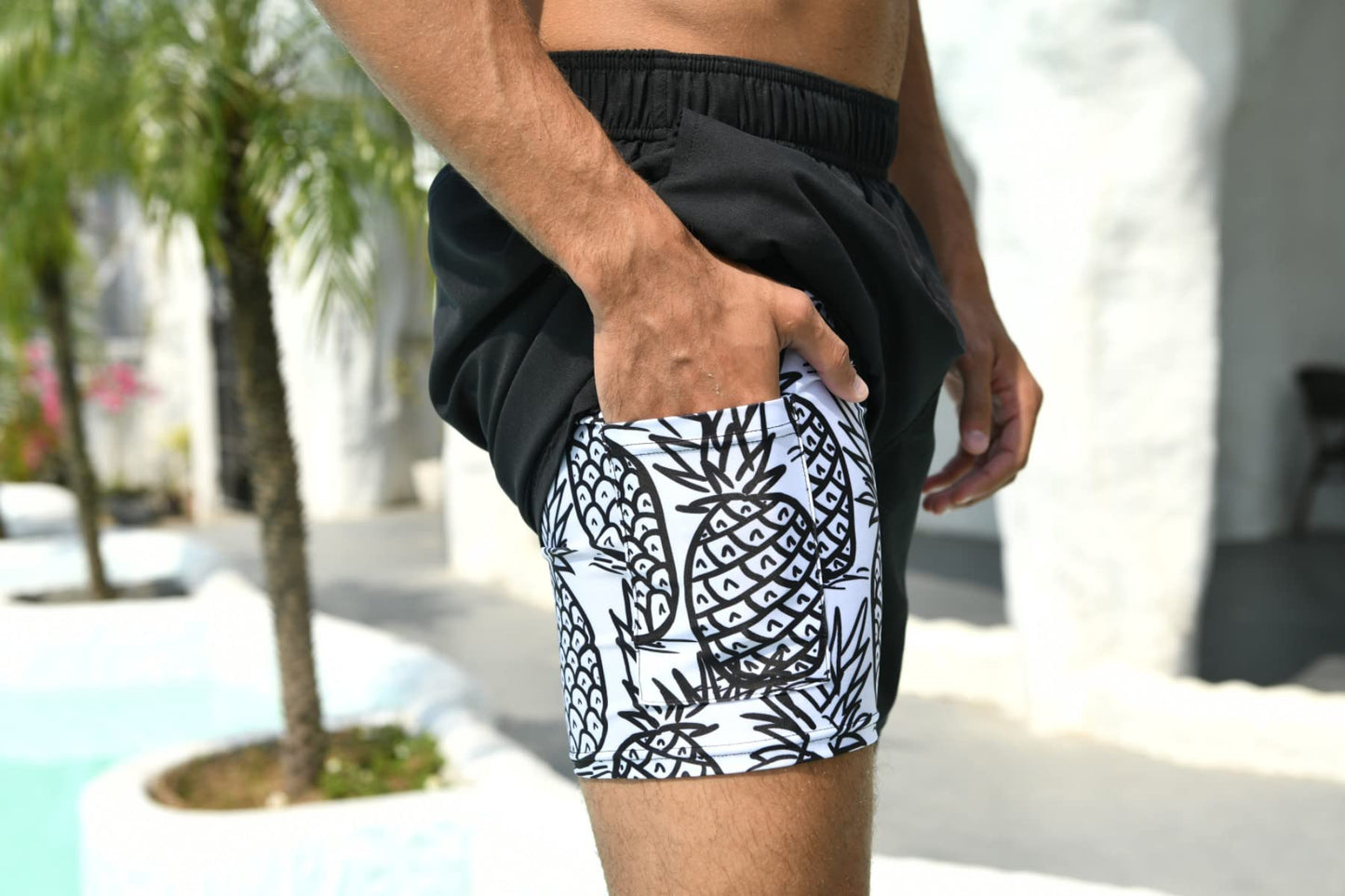 5.5" Inseam Anti-Chafe Swim Shorts