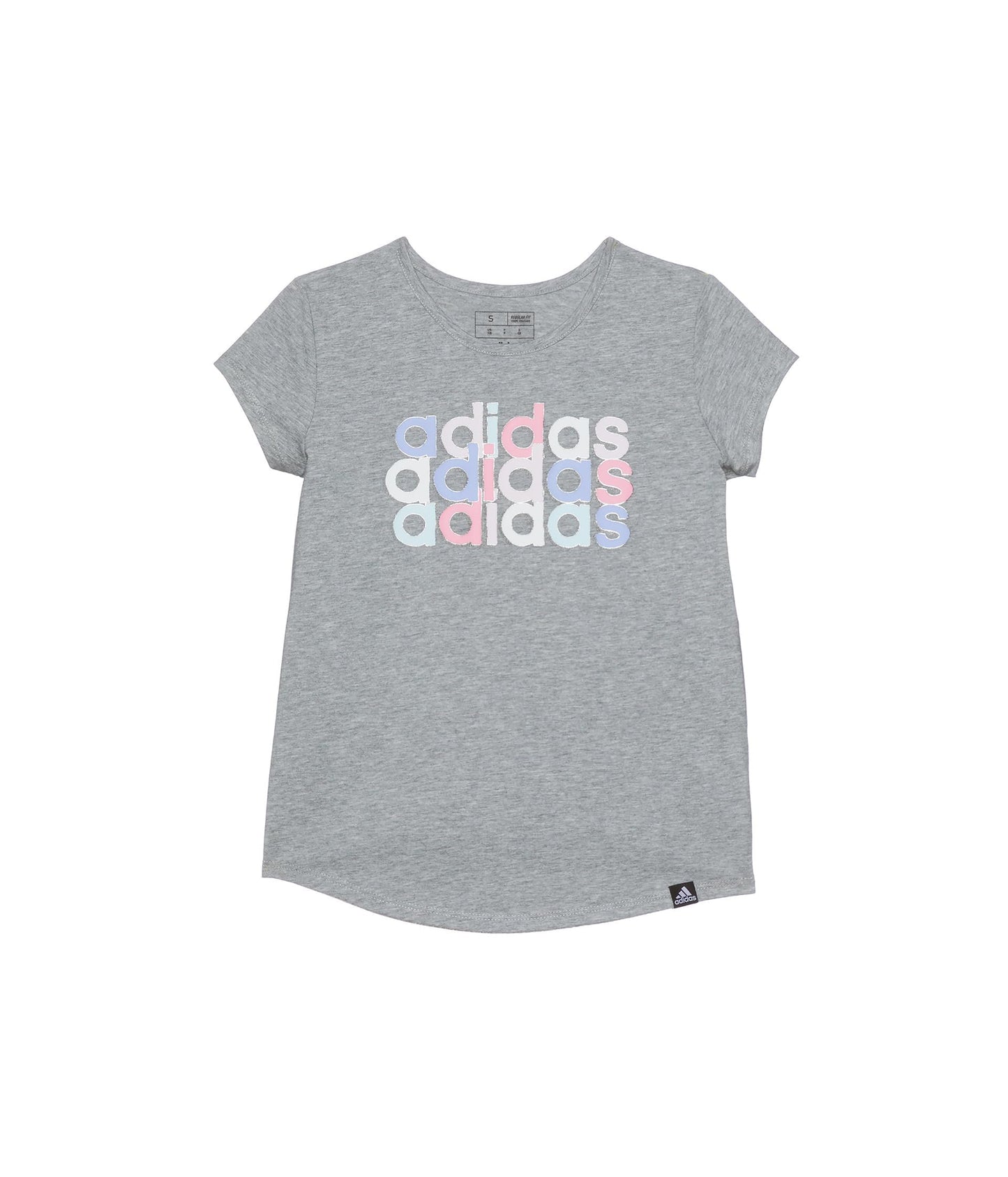 adidas Girls' Short Sleeve Cotton Essential T-Shirt Top - Purcell's Clothing Company - 