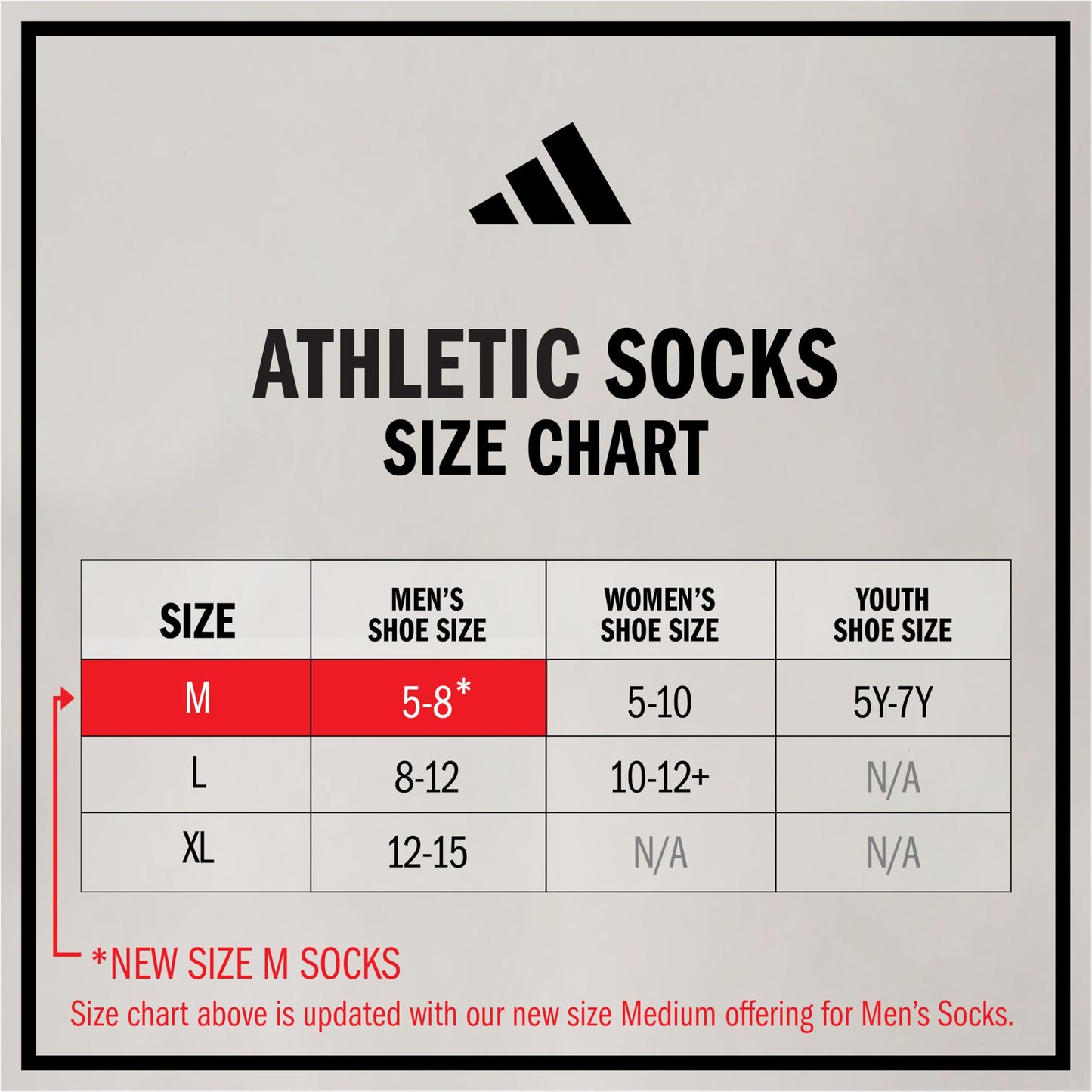 ADIDAS Athletic Crew Socks (6-Pairs)