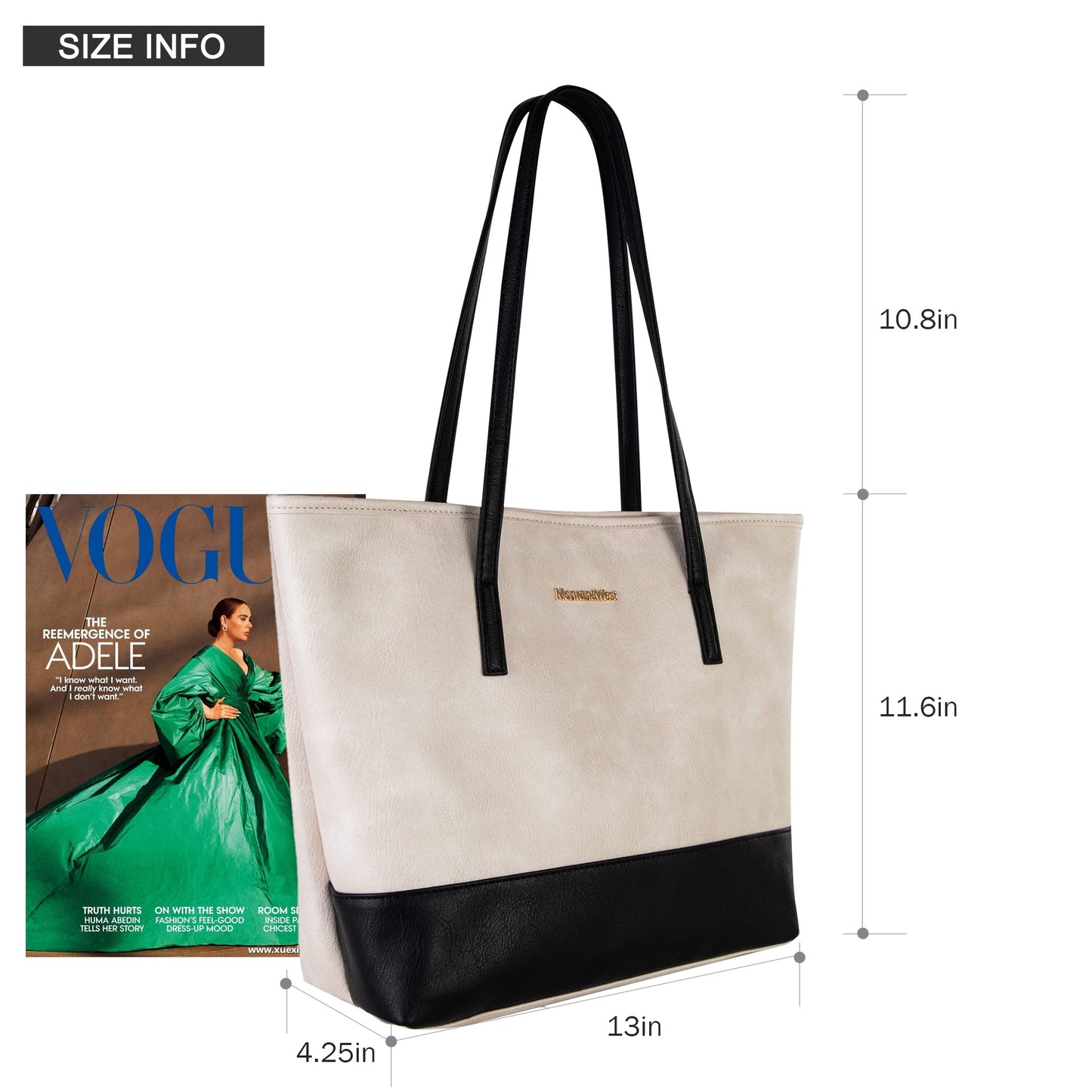 Montana West Tote Bag Vegan Leather