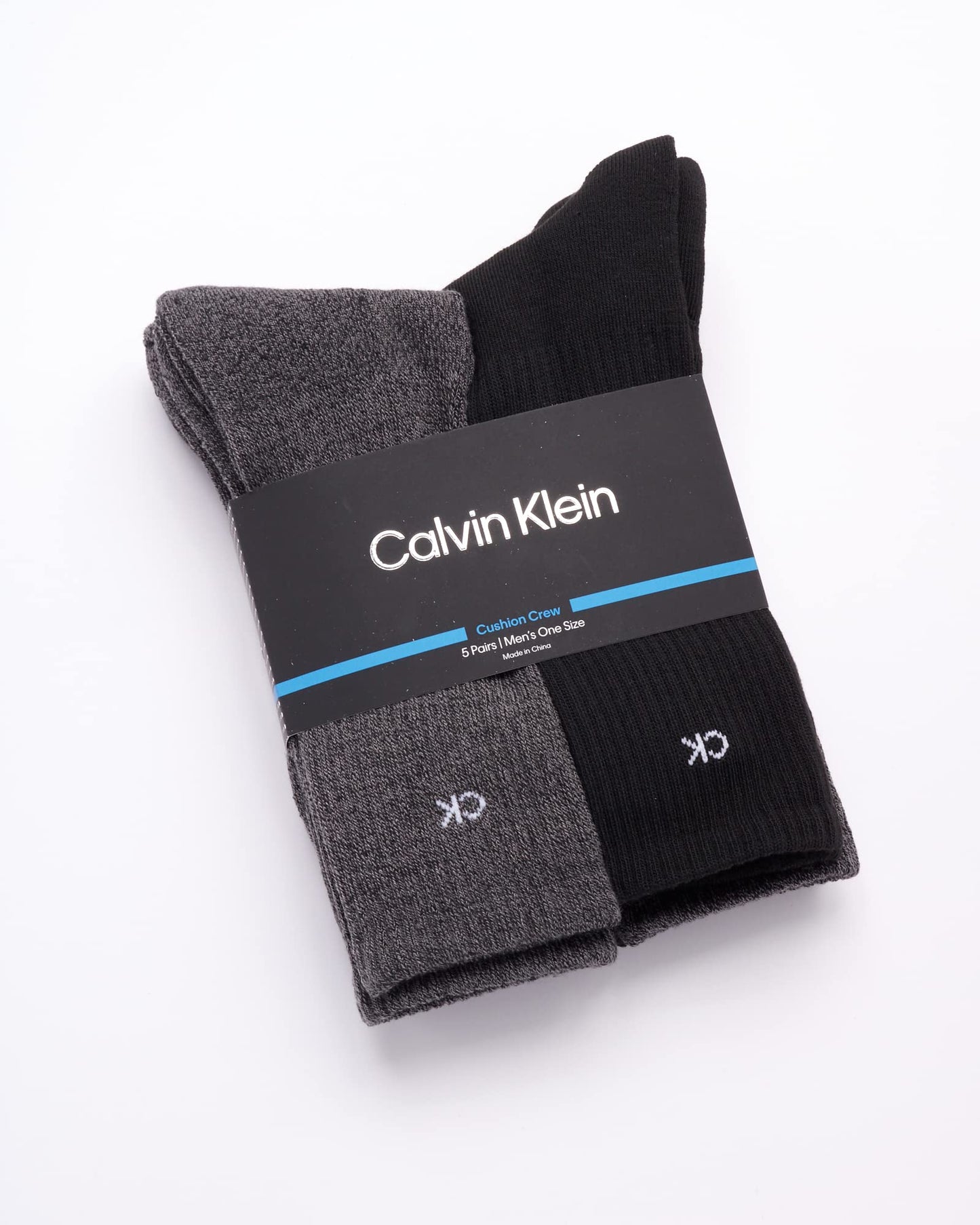 Calvin Klein Cushioned Crew Socks (5-Pair)