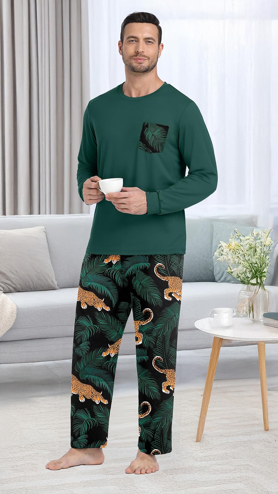 Long Sleeve Crewneck Pj Set