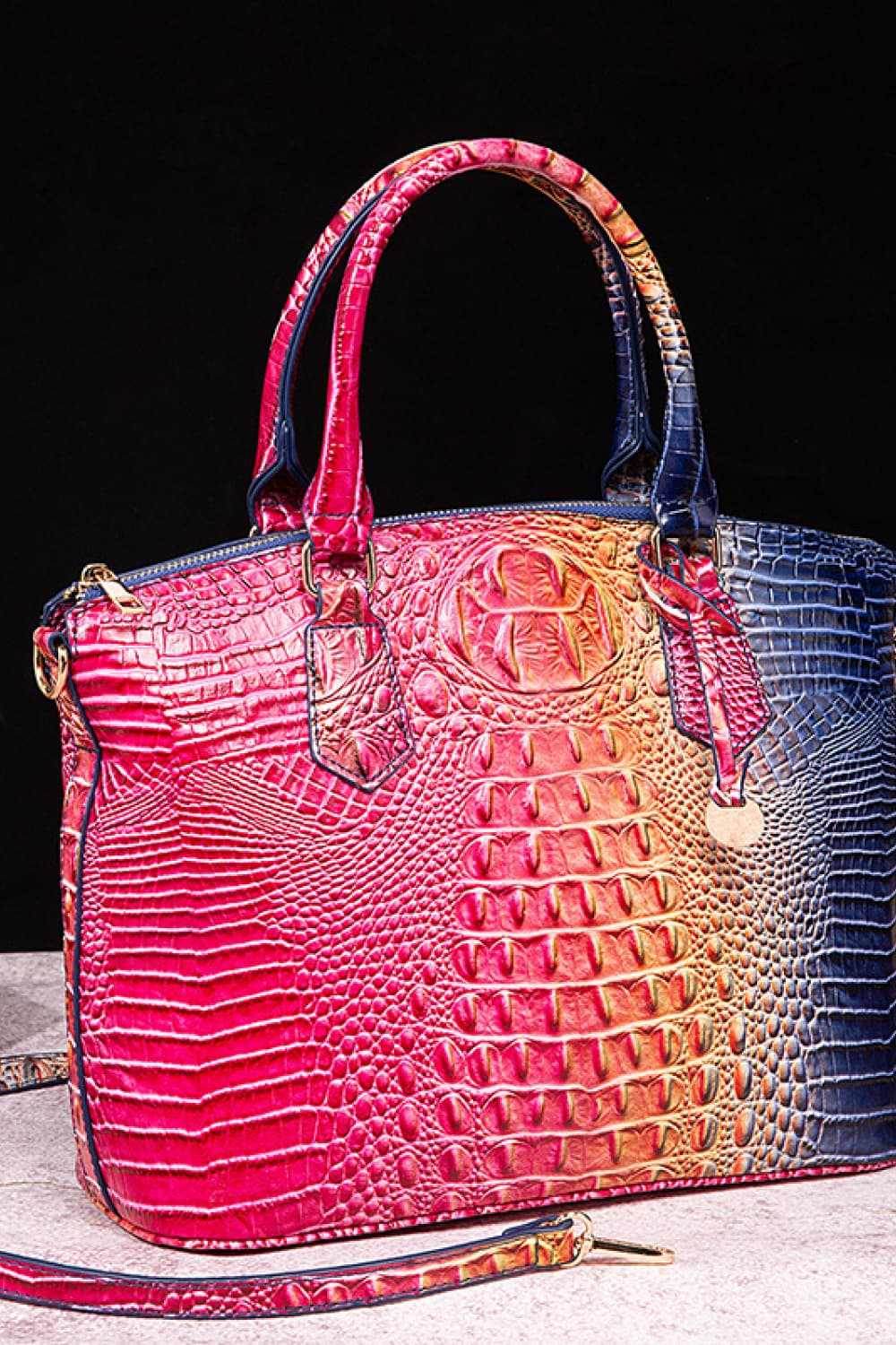 Gradient PU Leather Handbag - Purcell's Clothing Company