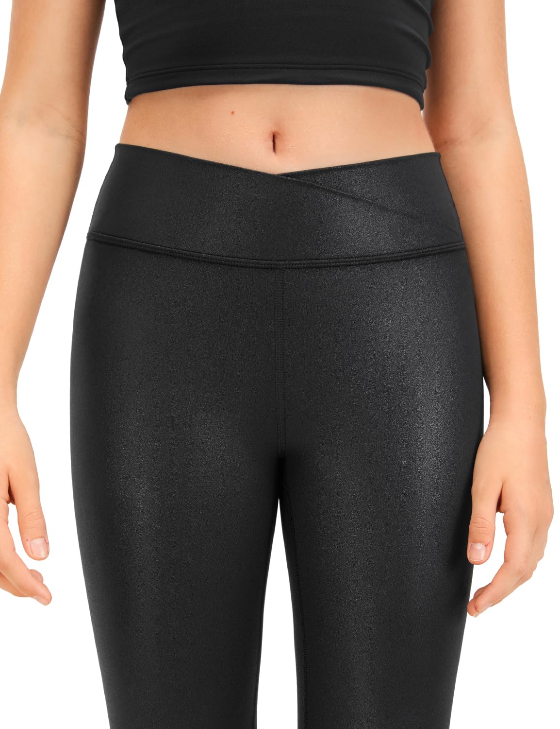 High Waist Crossover Yoga Pants