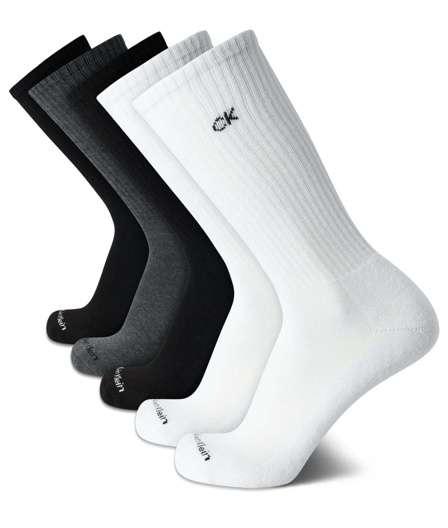 Calvin Klein Cushioned Crew Socks (5-Pair)